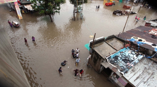 First Rain in Morbi during 2014 Pre Monsoon – 4 Inches Rain in Morbi Gujarat on 16 June 2014
