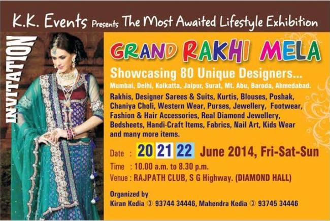 GRAND RAKHI MELA 2014 at Rajpath Club Ahmedabad