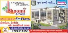 Bhoomi Arcade Ahmedabad - 2 BHK Luxurious Flats & Showrooms at Chandkheda Ahmedabad by Maa Developers