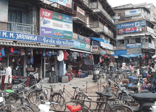 Famous Mangal Bazar in Vadodara Gujarat.gif