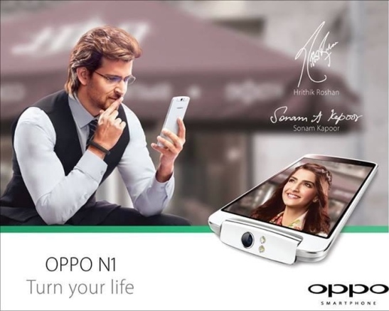 Hrithik Roshan is New Brand Ambassador of OPPO Mobile in India 2014