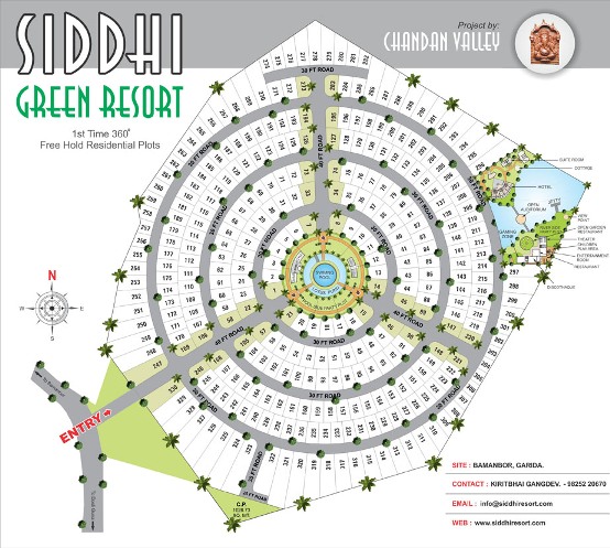 SIDDHI Green Resort - Residential Plots for Sale near Rajkot at Bamanbor Garida