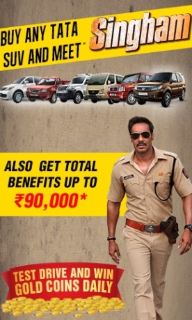 TATA Motors Monsoon Offer - Latest Discount Scheme for July August 2014 to Meet SINGHAM