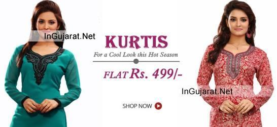 Trendy Designer Kurtis Online Shopping in India by PrayDeal at Flat Price Rs.499