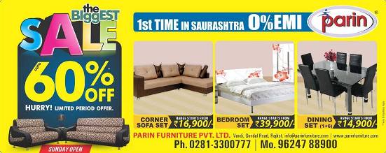 PARIN Furniture Pvt Ltd in Rajkot – Biggest SALE at Parin Furniture Rajkot.jpg