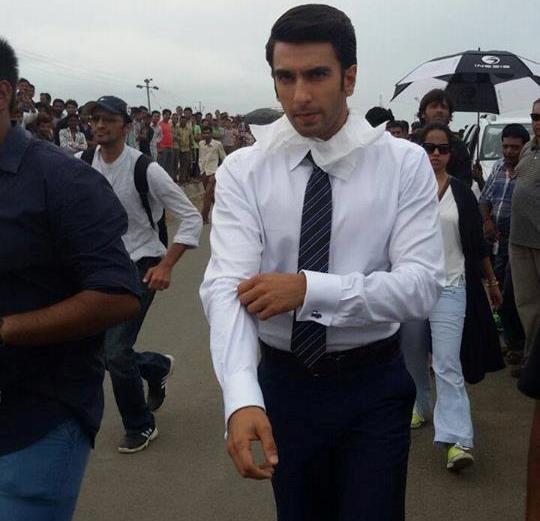 Ranveer Singh New Car Model Advertisement Shoot Photos at Madhavpur Beach near Porbandar Gujarat