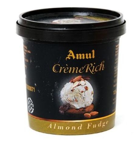 Amul Launch New Creme Rich - Almond Fudge Ice Cream