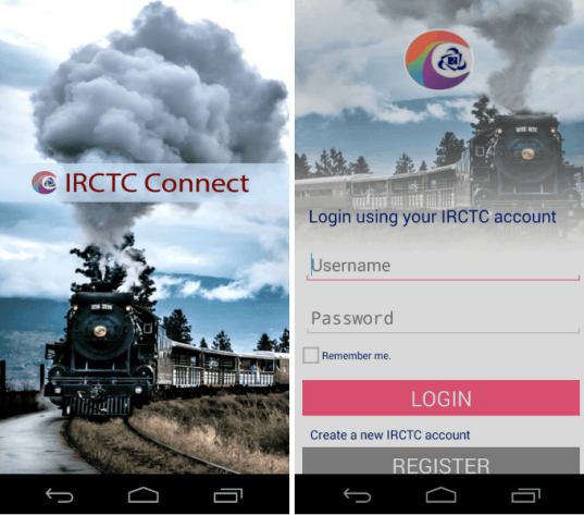 Indian Railway Launches IRCTC Connect Official Android App for e-ticketing Service