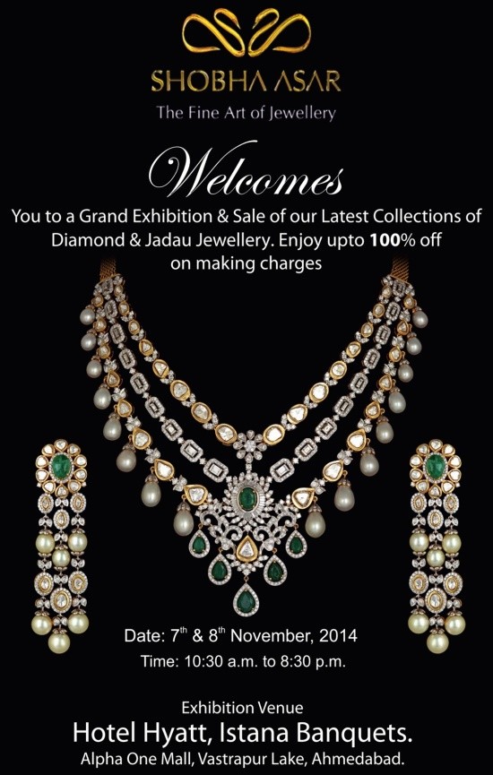 Jewellery Exhibition cum Sale at Hyatt Hotel Ahmedabad