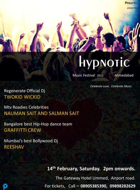 Hypnotic Music Festival 2015 in Ahmedabad