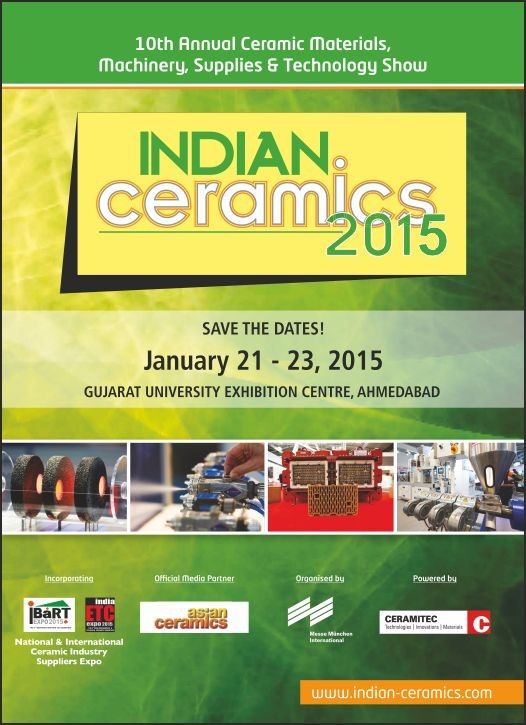 India Ceramics Expo 2015 in Ahmedabad at Gujarat University Exhibition