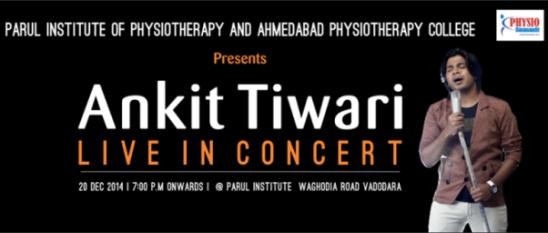 Sunn Raha Hai Fame Ankit Tiwari Live in Concert in Vadodara on 20 December 2014