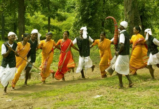 Tarpa Festival 2014 Presents by Dept. of Tourism & DNH Administrator at Stadium Ground in Selvassa.jpg