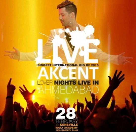 AKCENT live Performance in Ahmedabad