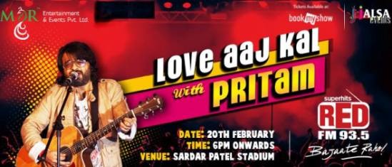 Love Aaj Kal with Pritam 2015 in Ahmedabad