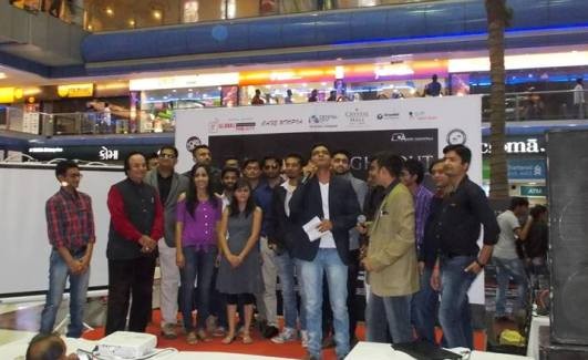 Night Out Gujarati Film Promotion Event at Crystal Mall in Rajkot