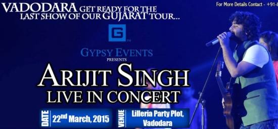 Arijit Singh Live Concert in Vadodara 2015