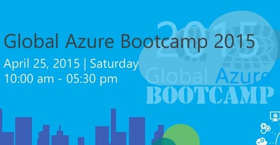 Global Azure Bootcamp 2015