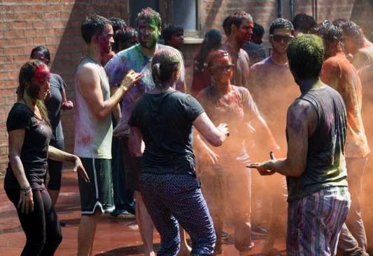 Holi Celebration at IIM Ahmedabad - 2015 Photos from IIMA Cultural Committee Event Gujarat