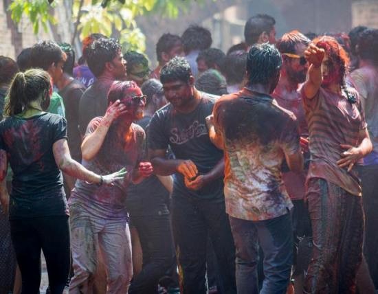 Holi Celebration at IIM Ahmedabad Pics