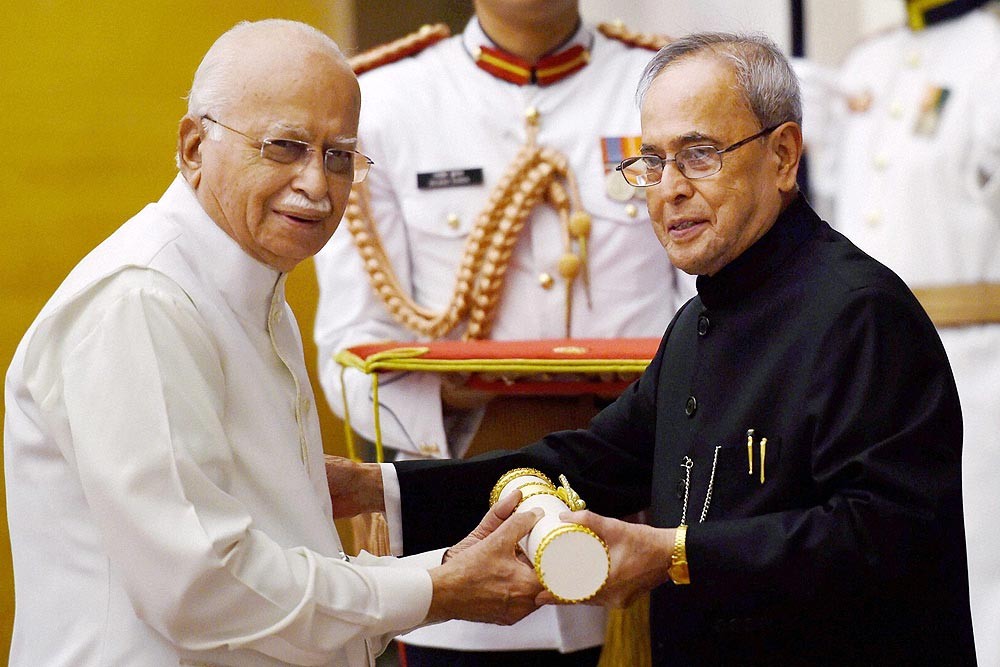 Lal Krishna Advani Received Padma Vibhushan