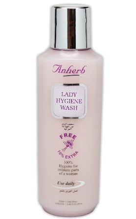 ANHERB Lady Hygiene Wash - Hygiene Liquid for Clean Wash of Intimate Parts of a Woman
