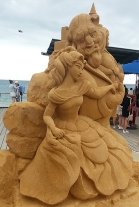 Sand Sculptures at Port Noarlunga Beach Australia - 2015 Photos Latest Images