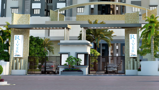 Riverview in Rajkot at Kalawad Road - 3 & 4 BHK Luxurious flats by Aangan Group.png