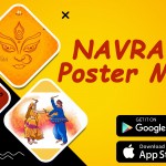 Navratri Poster Maker – Happy Navratri Poster Download – Dussehra Poster Making