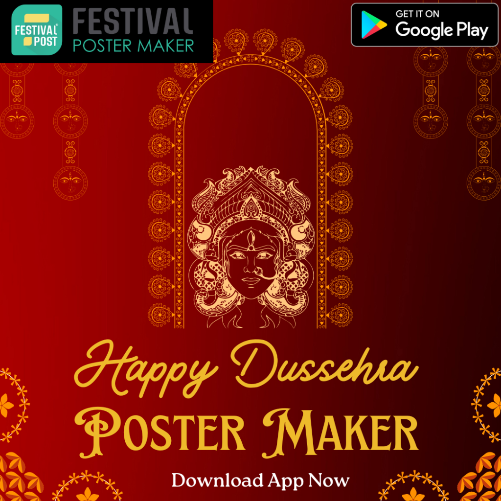 How to Make Dussehra Poster 2022 - Online Dussehra Poster Making Background Application