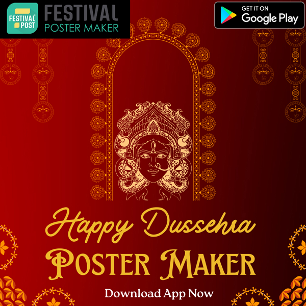 How to Make Dussehra Poster 2022 - Online Dussehra Poster Making Background Application