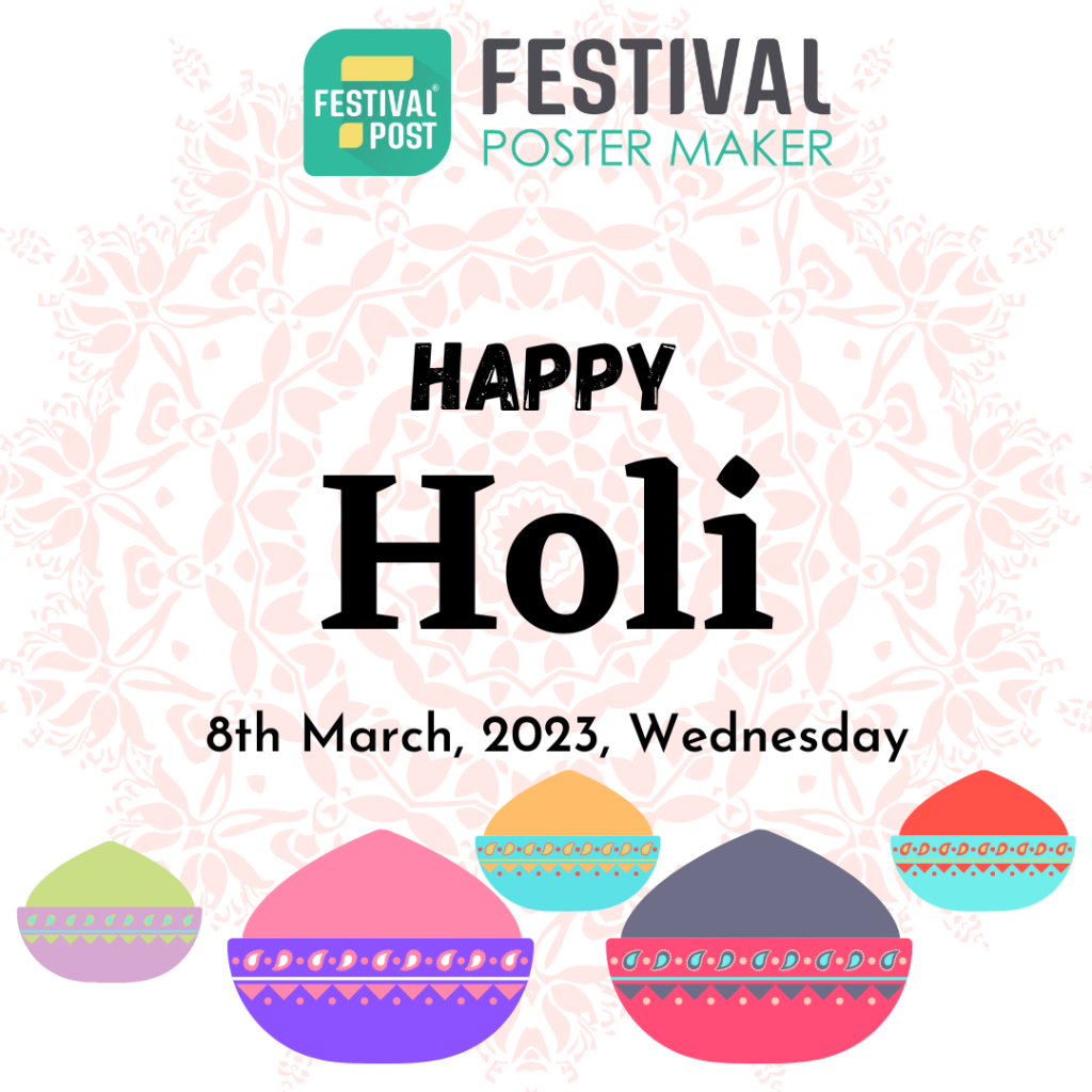 Holi Poster Maker