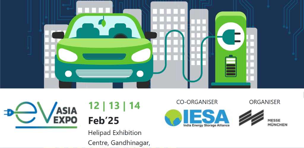 EV ASIA Expo 2025 in Gandhinagar at Helipad Exhibition Center