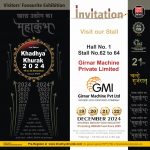 Girnar Food Machine Pvt Ltd at Khadhya Khurak 2024 in Gandhinagar from 19th to 22nd December